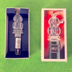 NIB Mikasa Lead Crystal Bottle Stopper